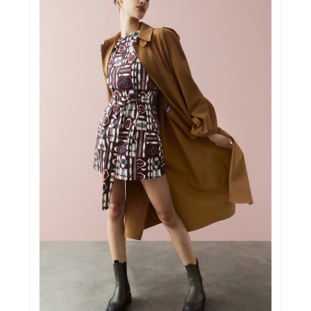 G Label By Goop Malet Printed Minidress In Geo View 2